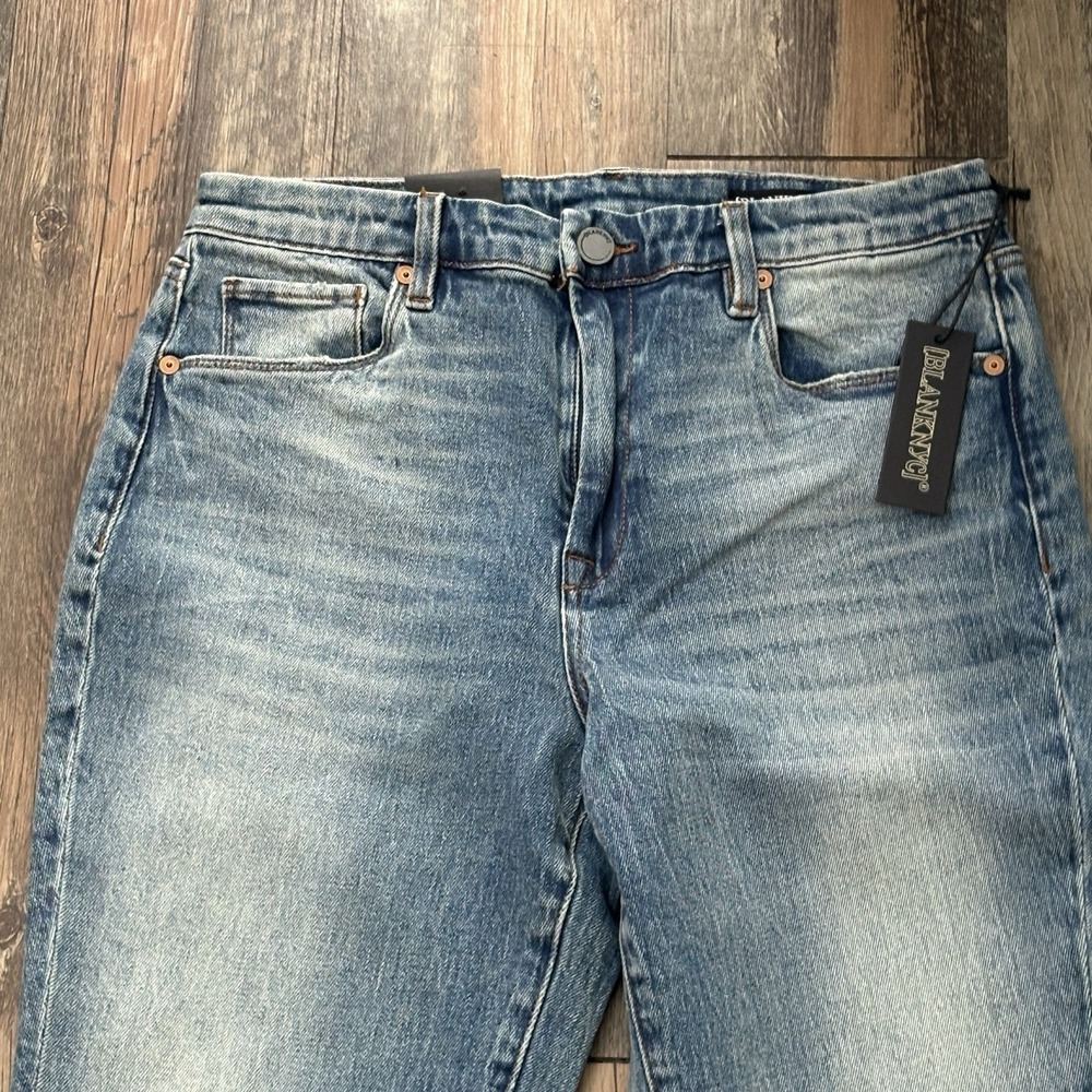 NEW BLANKNYC Jeans Womens 28 Hoyt High-Rise Mini Flare 29x33 - Picture 7 of 16